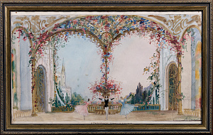 Мазанов Анатолий Михайлович (1909-1969). 
Лебединое озеро. В замке. 1956.