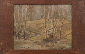 Протопопов Николай Адрианович (1876-1960). Лесная опушка. Начало ХХ века.