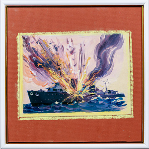 Мальцев Петр Тарасович (1907-1993). 
"Попали!". 1942.
