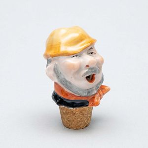 Винная пробка "Мужчина в шляпе". Россия, начало ХХ века.