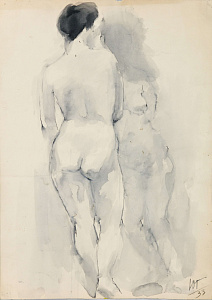Гремячинская Юлия Петровна (1908-1999).Обнаженная. 1933.