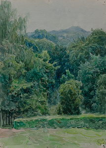 Морозов Константин Феофанович (1894-1990). Летний пейзаж. 1960-е.