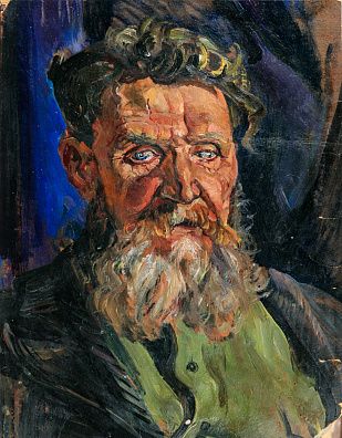 Неизвестный художник. Россия. Сторож и пчеловод. 1950-е.