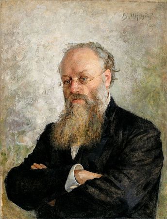 Штембер (Штемберг) Виктор Карлович (1863-1921). Мужской портрет. 1894.