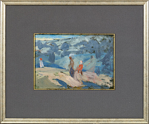 Неизвестный художник. Россия. 
Путь домой. 1950-е.