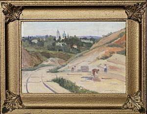 Егоров Федор Серафимович (1862-1950). Под Киевом. 1907.