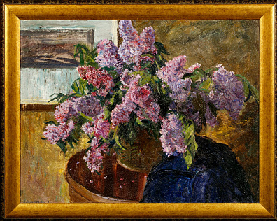 Дмитриевский Виктор Константинович (1923-2006).
Сирень на столе. 1963.