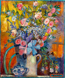Дмитриева Галина Сосланбековна (1929-2014).
Цветы. 2008.