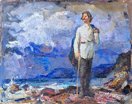 Комардин Василий Павлович (р.1919). Горький на берегу. 1970-е - 1980-е.
