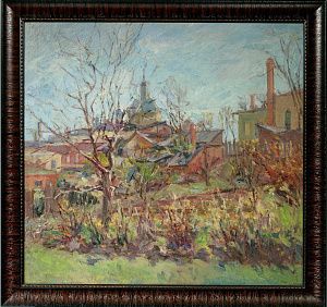 Перуцкий Михаил Семёнович (1892-1959). Кусты смородины. 1950.