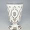 Бокал с молочным накладом в виде ягод. Россия, 1830-40 годы.