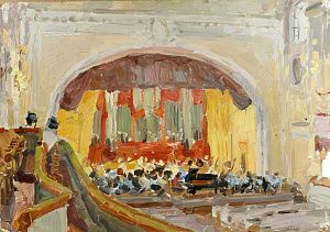 Фридман Карл Шоломович (1926–2001).Репетиция. 1970-е.