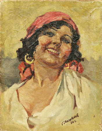 Молотков Г. 
Цыганка. 1936.