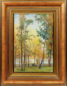 Морозов Константин Феофанович (1894-1990). Осенний лес. 1970-е.