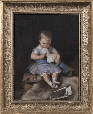Неизвестный художник. Россия. Юная художница. 1860-е - 1870-е.