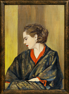 Рерих Святослав Николаевич (1904-1993).Портрет Кэтрин Кэмпбелл-Стиббе. 1920-е - 1930-е.