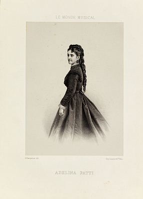 Шарпантье Александр-Луи-Мария (Alexandre-Louis-Marie Charpentier) (1856–1909)."Аделина Патти". Конец XIX века.