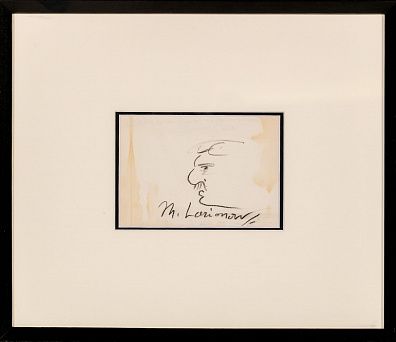 Ларионов Михаил Федорович (1881-1964). Портерт Фернана Леже. 1910-е - 1920-е.
