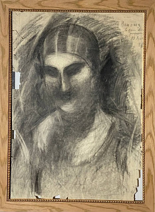 Шемякин Михаил Федорович (1875–1944). Двусторонняя работа. Портреты Н.Б.Балк. 1928.