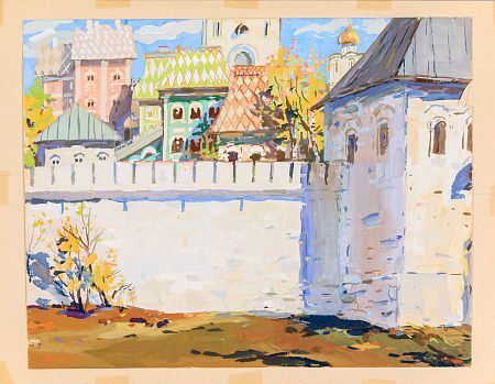 Винокуров Александр Васильевич (1922-2002). У стен Кремля. 1950-е - 1960-е.