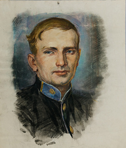 Лурье Аркадий Александрович (1916-1990). Портрет военного. 1950-е.