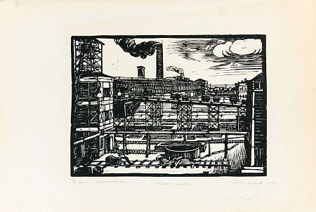 Соколов Илья Алексеевич (1890–1968).
Старая шахта. Из серии "Германский плен". 1929.