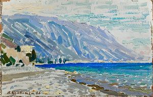 Кривошей Игорь Ефимович (1920-1976).
Гагра. 1966.