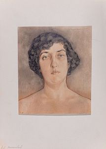 Вышеславцев Николай Николаевич (1890-1952).
Женский портрет. 1920.