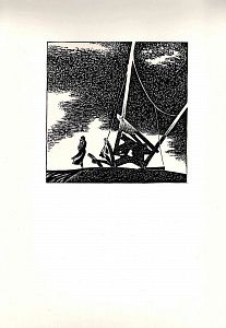 Усачев Николай Васильевич (р.1934). Иллюстрация к рассказу М.Шолохова "Алешкино сердце". 1980-е.