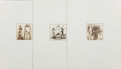 Насибулин Энгель Хариевич (р.1934). 
Пушкин и женщины. Семь офортов. 1980-е.