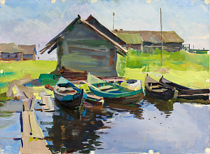 Гаврилкевич Евгений Григорьевич (1929-2004). Русский Север. 1960.