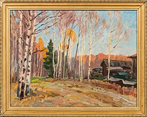 Грицай Алексей Михайлович (1914-1998).
Перед Покровом. 1980-е.