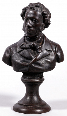 Бюст "А.С.Пушкин". Касли. Россия. 1894.