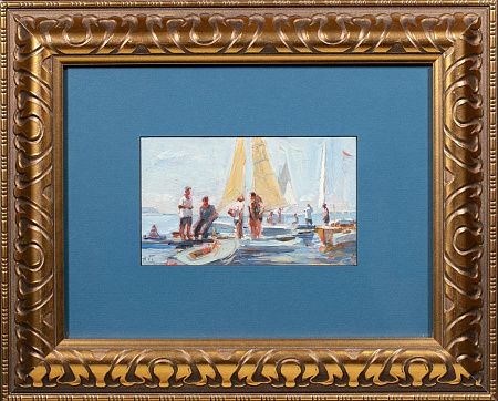Гусев Юрий Викторович (р.1928). Яхтсмены. 1949.