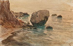 Гросицкий Сергей Николаевич (1876-1933). Коктебель. Вечер. 1925.