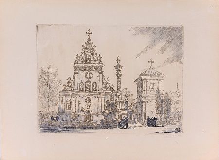 Неизвестный художник. Россия. Бернардинский собор во Львове. 1970.