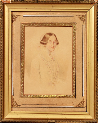 Неизвестный художник. Россия. Женский портрет. 1882.