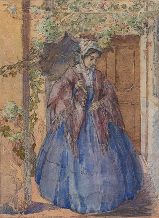 Ильин Петр Александрович (1887-1950) (?). Иллюстрация к роману М.Е.Салтыкова-Щедрина "Пошехонская старина". Начало ХХ века.