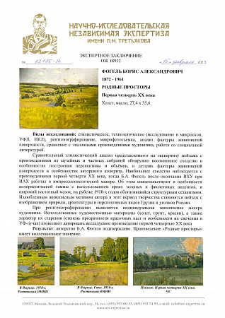 Фогель Борис Александрович (1872-1961).Родные просторы. Первая четверть ХХ века.