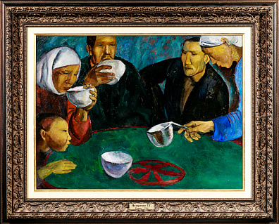 Назаренко Татьяна Григорьевна (р.1944).
В юрте. 1966.
