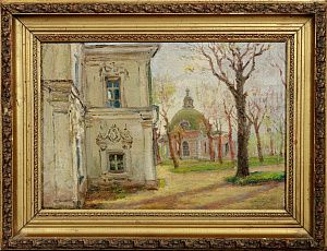 Баранов Николай Александрович (1907—?). Итальянский домик. Кусково. 1955.