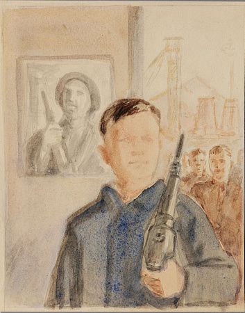 Эйгес Ольга Вячеславовна (1910-1996). Рабочий. Середина ХХ века.