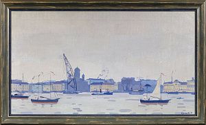 Суворов Игорь Владимирович (р.1932). На Неве. 1960.