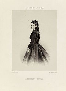 Шарпантье Александр-Луи-Мария (Alexandre-Louis-Marie Charpentier) (1856–1909).
"Аделина Патти". Конец XIX века.