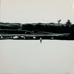 [Экспертное заключение В.С.Силаева] Беленок Пётр Иванович (1938-1991). Фигура на фоне пейзажа. 1973.
