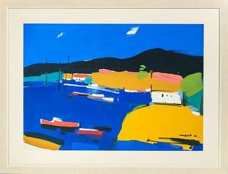 Ланцев Алексей Юрьевич (р.1970). Рыбацкая гавань. Франция. 2017.