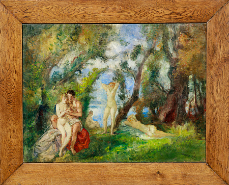 Херман Липот (Herman Lipot) (1884-1972). 
Купальщицы. Первая четверть ХХ века.