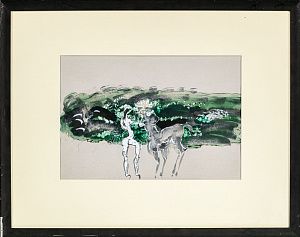 Зуйков Владимир Николаевич (1935-2021). 
Диана и кентавр. 2010-е.
