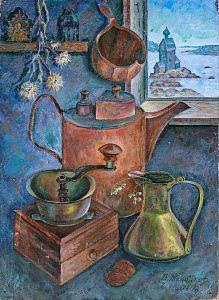 Менчиков В. 
Натюрморт "Мы еще пригодимся". 1974-1976.