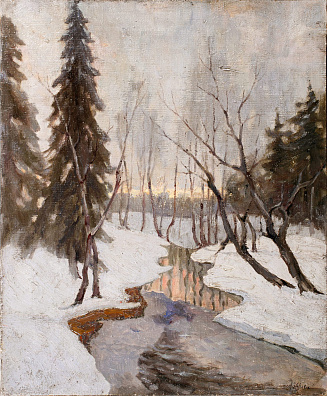 Неизвестный художник. Россия. Оттепель. 1909.